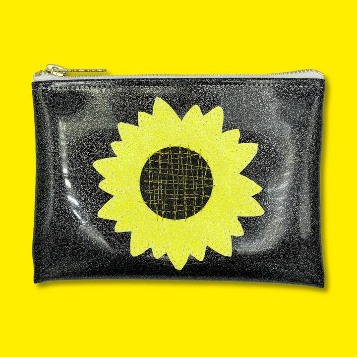 🌻✨Carteira Brilhante de Girassol – Bolsa de Declaração Ousada e Bonita! por atacado de Julie Mollo!