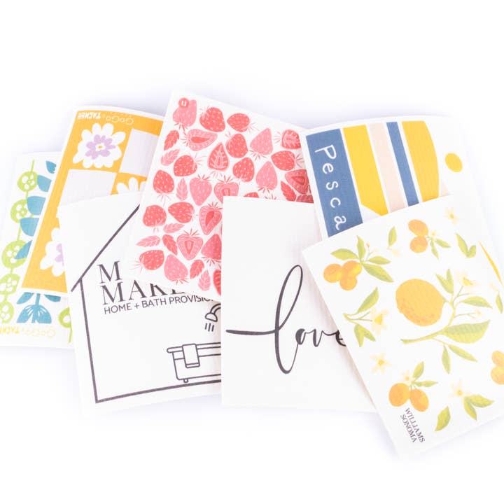 SWEDEdishcloths – toalha de cozinha por atacado – Panos de Pratos Suecos Impressos Personalizados - PEDIDO ANTES DE ENCOMENDAR2