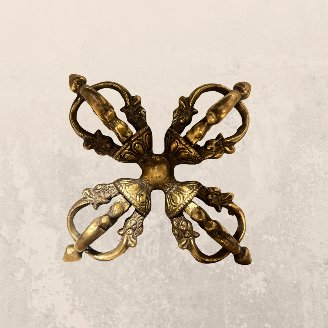 El Mago - Soulful Living - Wholesale Decorative Figurine - Double Dorje Vajra - Bronze1