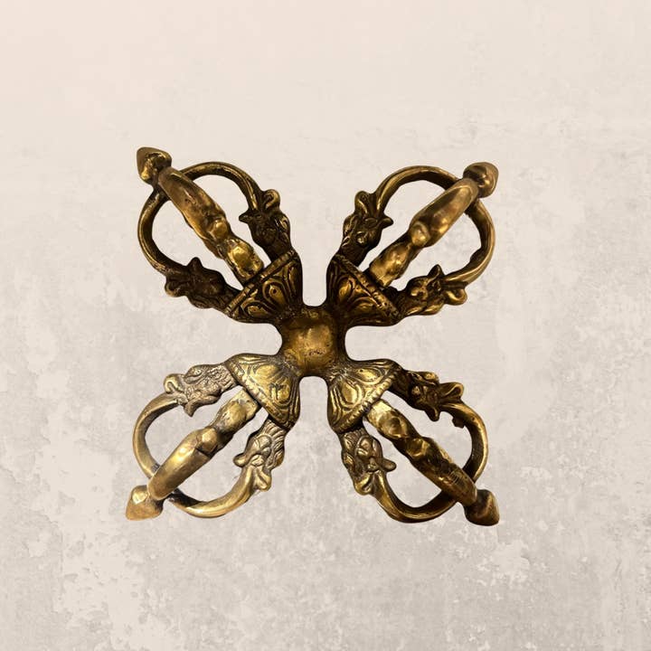 El Mago - Soulful Living - Wholesale Decorative Figurine - Double Dorje Vajra - Bronze1