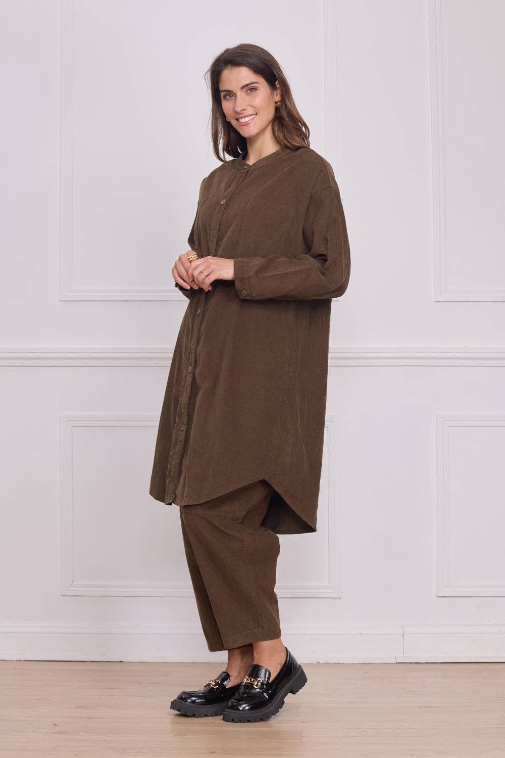 BELLA BLUE - Wholesale Button Down Shirt - Women's - A95-V99 - Chemise5