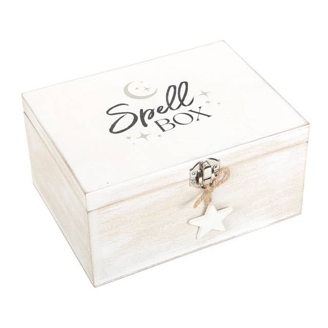 Something Different Wholesale - Wholesale Decorative Box - White Witch Spell Storage Box