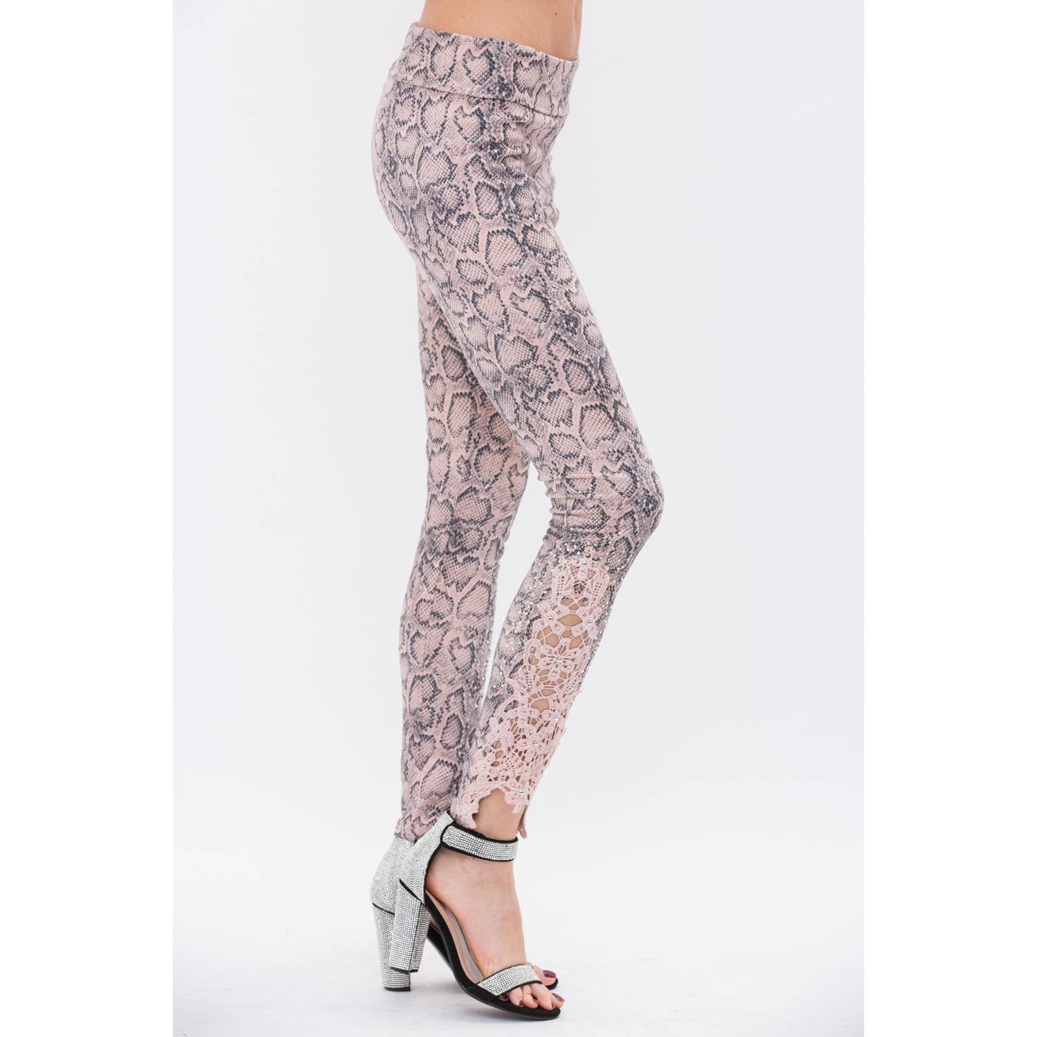 VOCAL - Wholesale Fashion Leggings - Women's - ANIMAL PRINT FAUX LEATHER LEGGINGS4