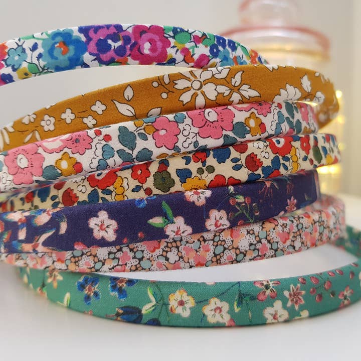 The Blossom Tree House - Wholesale Fashion Headband - Women's - Liberty of London fabric skinny headband6