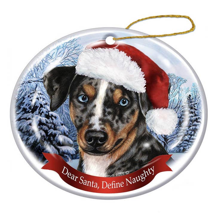 Weimaraner Dog Christmas Hat Present' Sticker