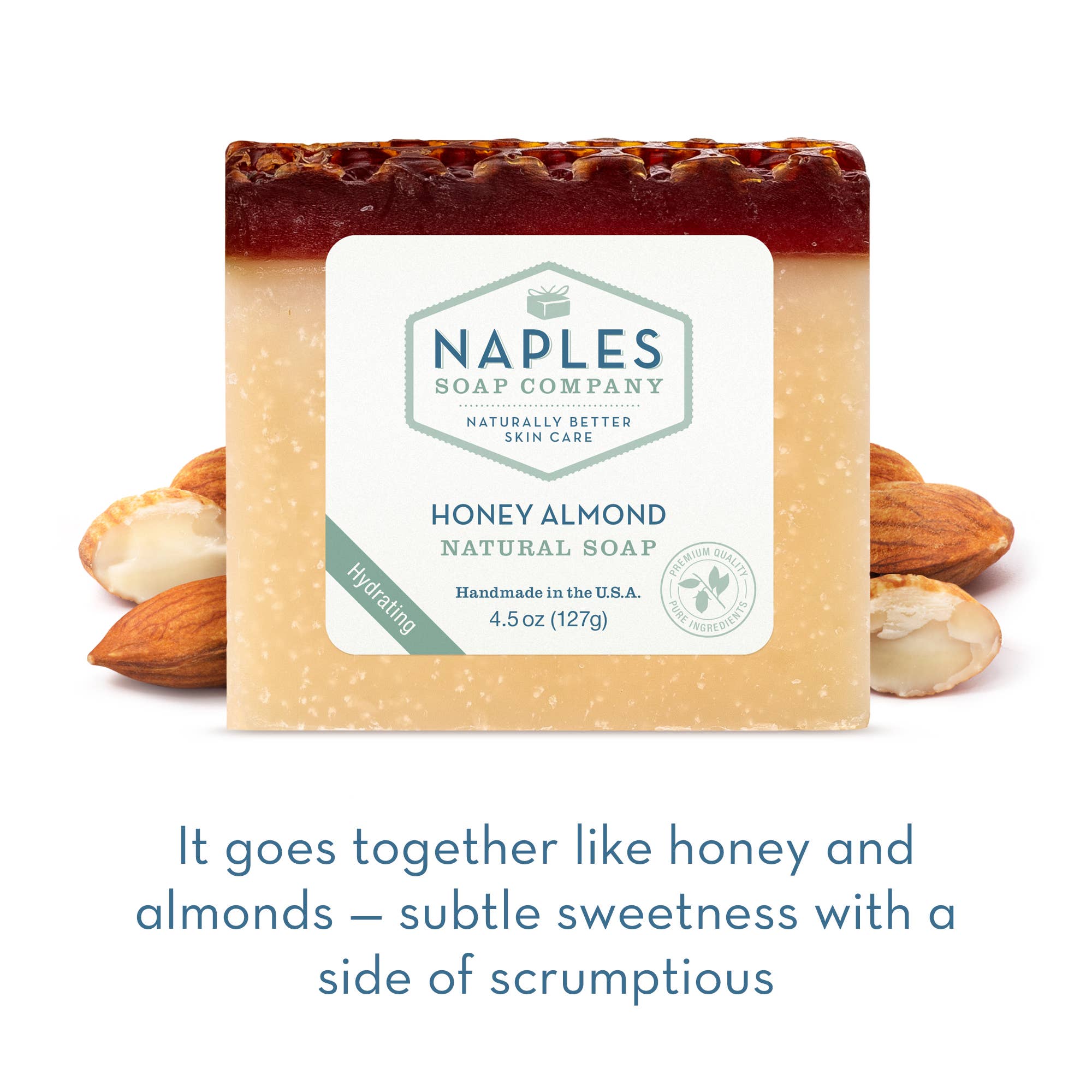 Naples Soap Company | Clean Beauty, Natural Bath & Body - Vente Pains de savon - Savon naturel aux amandes2