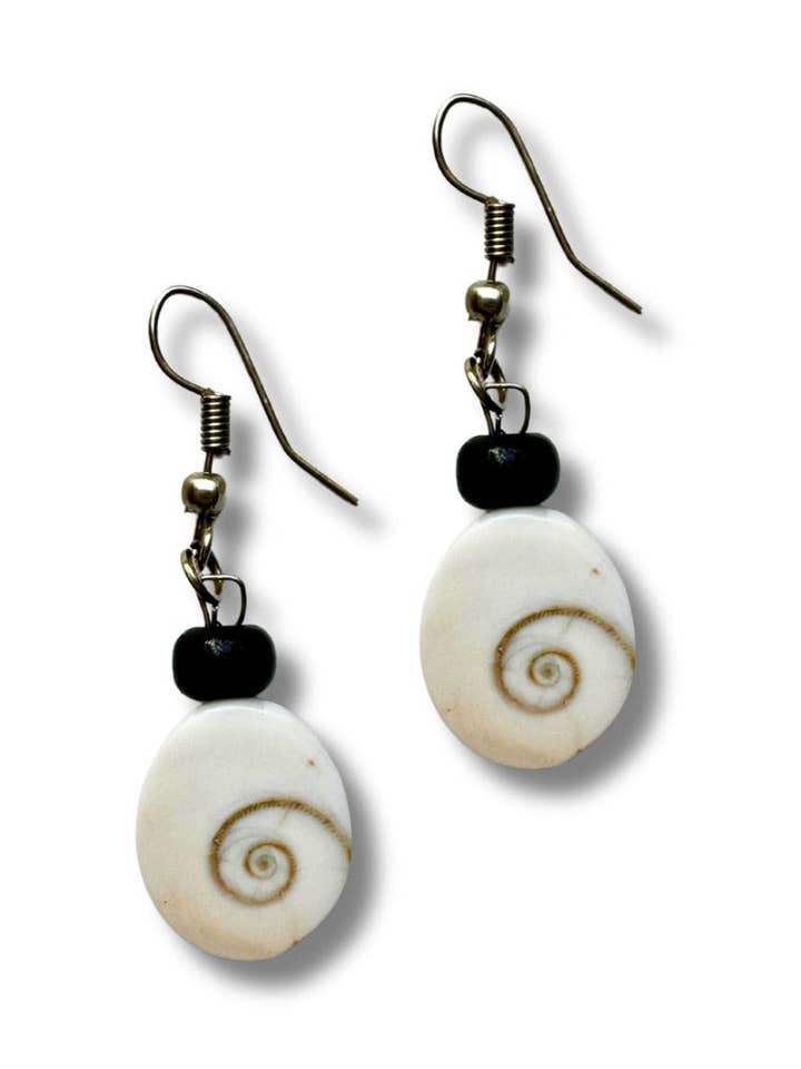 Boucles d'oreilles Œil de Sainte Lucie Œil de Shiva porte-bonheur pour la vente par Bijondo