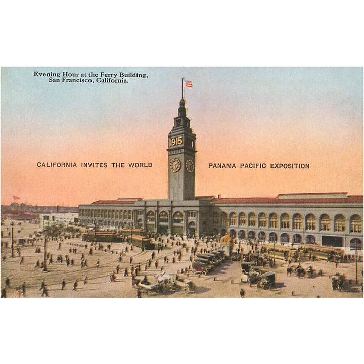 Found Image Press - Wholesale Magnet - Magnet SF-45 Ferry Building, San Francisco, California