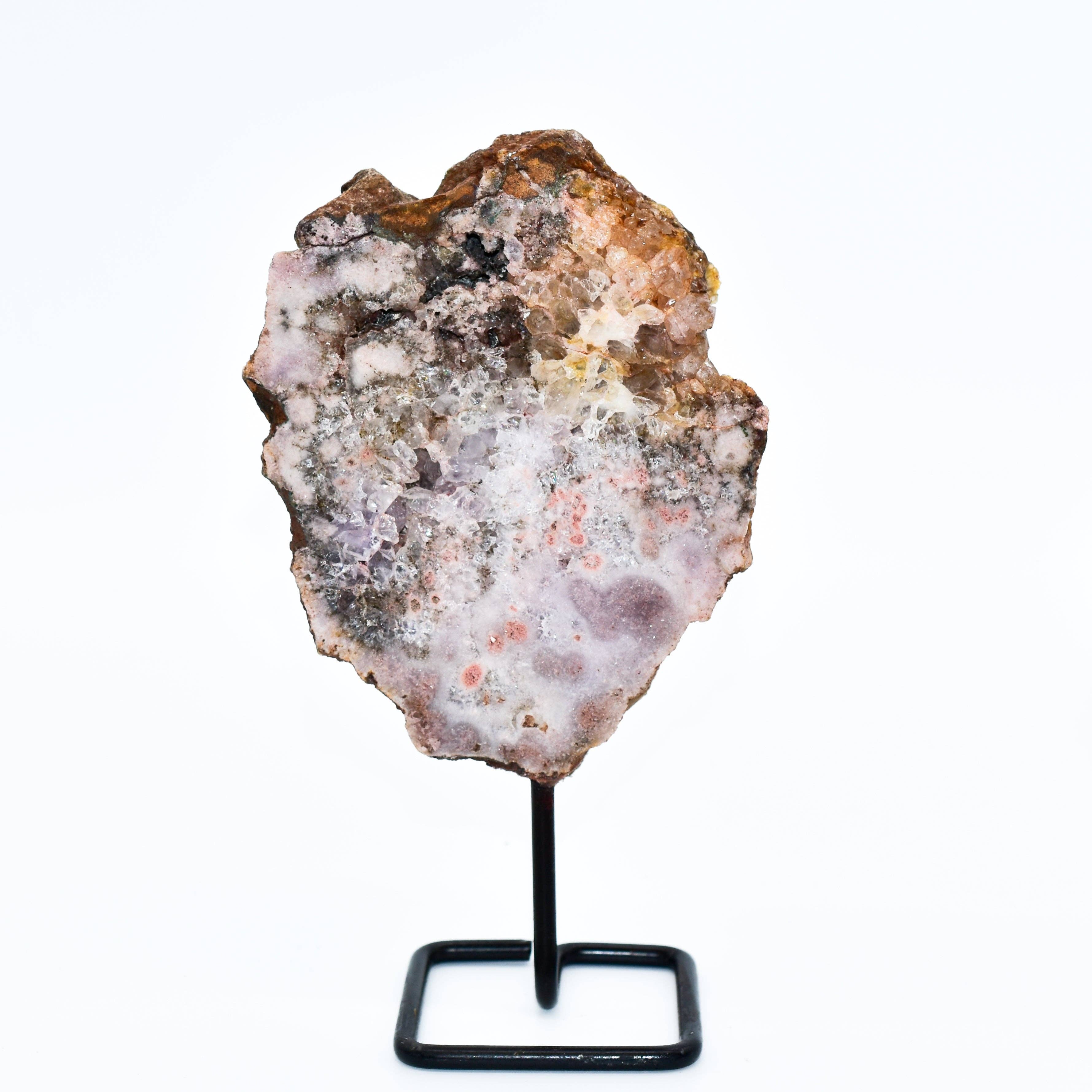 Whyte Quartz - Wholesale Spiritual Stone/Crystal - Pink Amethyst on Stand3