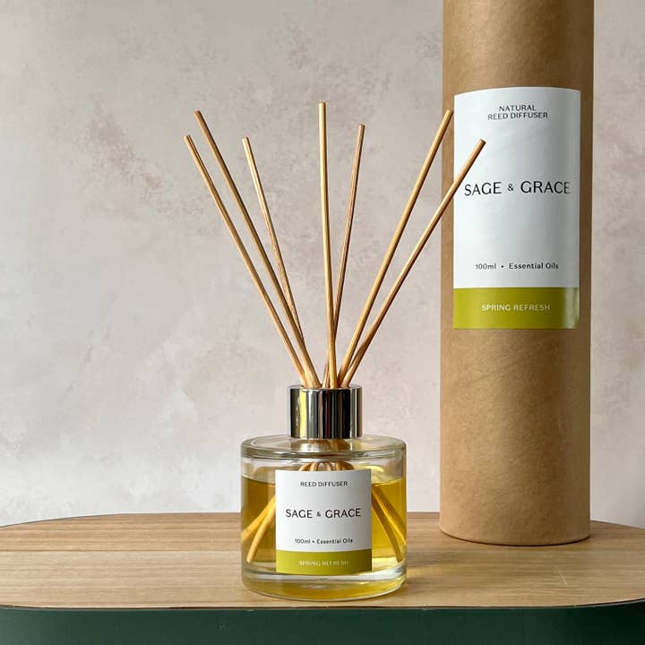 Spring Refresh - Essential Oil Reed Diffuser for wholesale by Sage & Grace