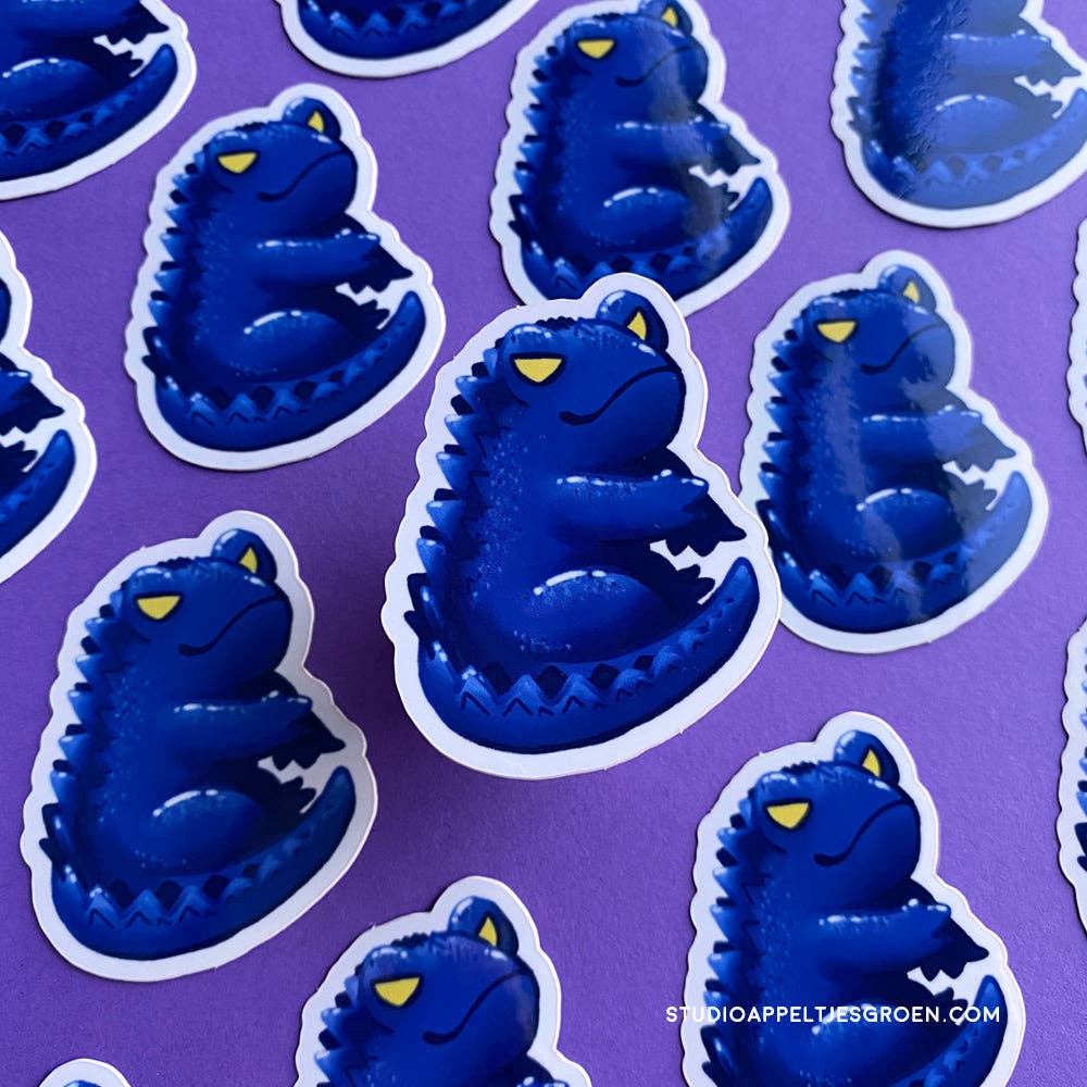 Studio Appeltjesgroen - Wholesale Sticker - Gojira Dino Frog vinyl sticker Halloween6