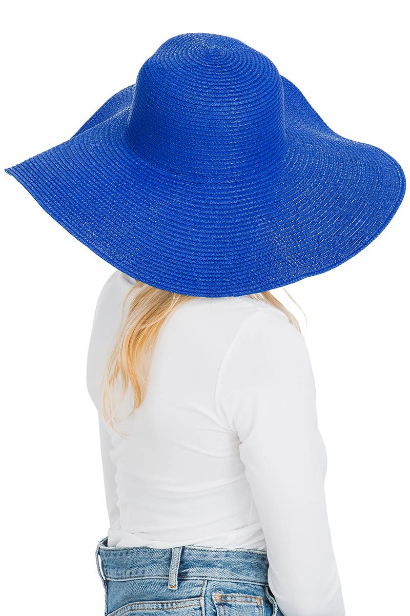 Cap Zone - Venta al por mayor Sombrero de paja - Mujer - Sombrero de sol de paja con tejido apretado, color sólido y ala ancha flexible62
