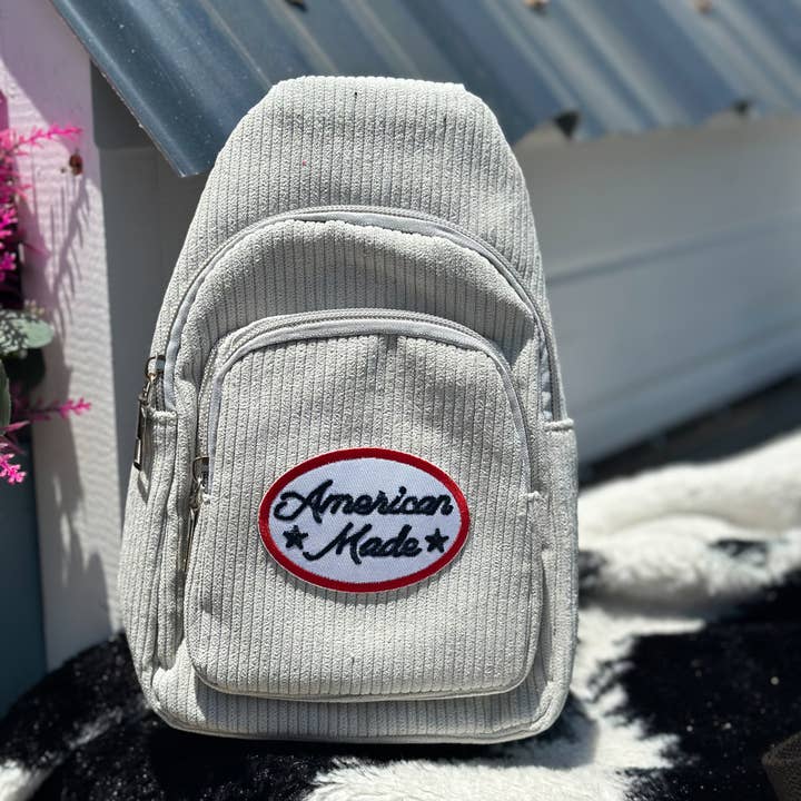 Hill + Hyde&Co - Wholesale Crossbody Bag - Women's - Corduroy Sling Bag6