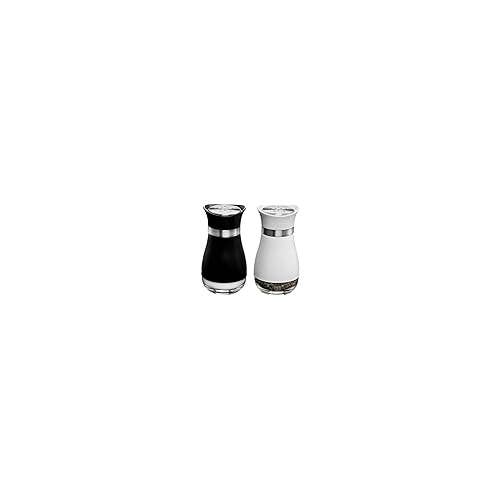 Kadra Kitchenware - Wholesale Salt & Pepper Shaker Set - MITBAK Elegant Glass Bottom Salt & Pepper Shakers Set3