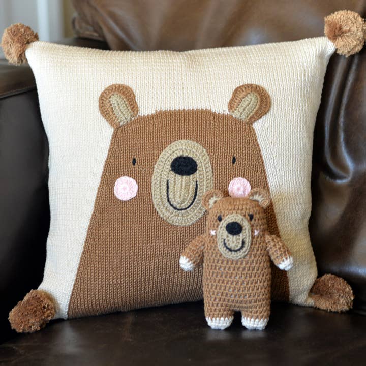 Melange Collection - Wholesale Pillow/cushion – Child & baby - 10" Teddy Bear Pillow2