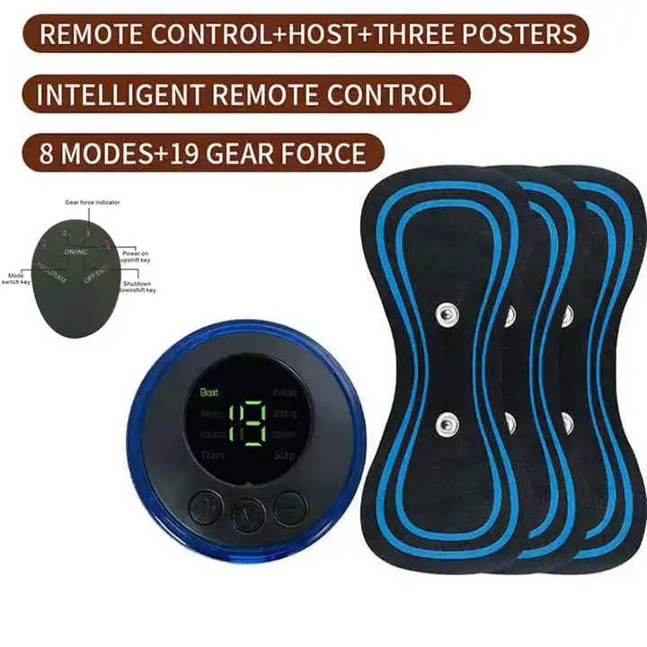 GulleeGadgets - Vente Appareils de massage - Masseur de nuque et dos EMS à chargement portable, en vrac2