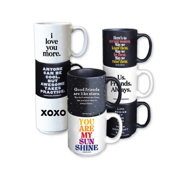 Quotable - Wholesale Coffee Mug - Mini Mugs - E344 - I Love You More (Saying)