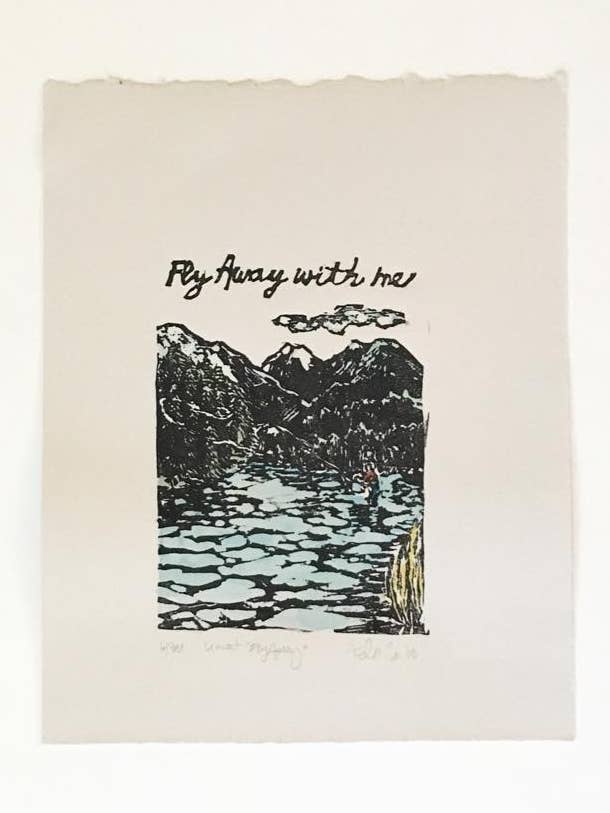 Impressão Fly Away With Me por atacado de Kelsi Cross Studios