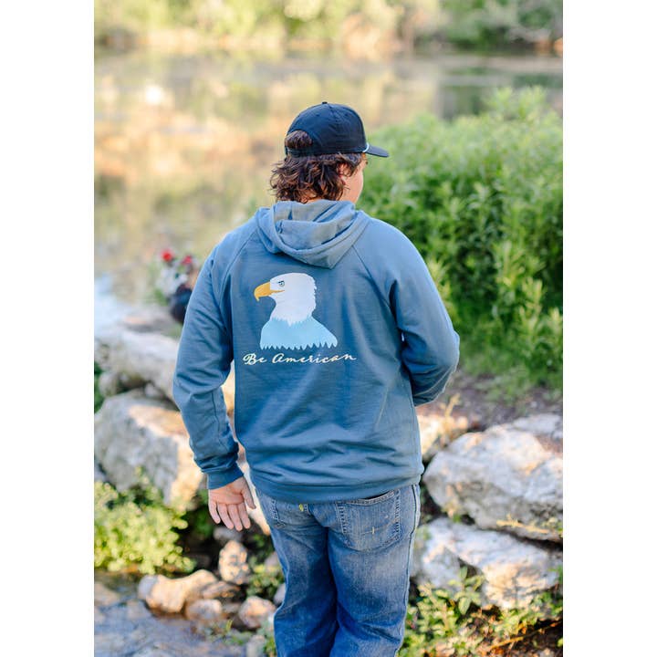 Sweat à capuche Aigle pour la vente par Be American Shop