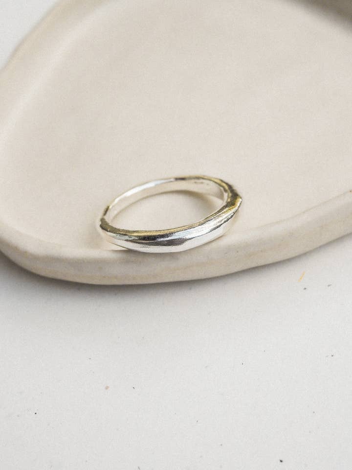 villa ring | organische vormen ring | zilver voor wholesale door Emily Hartwell