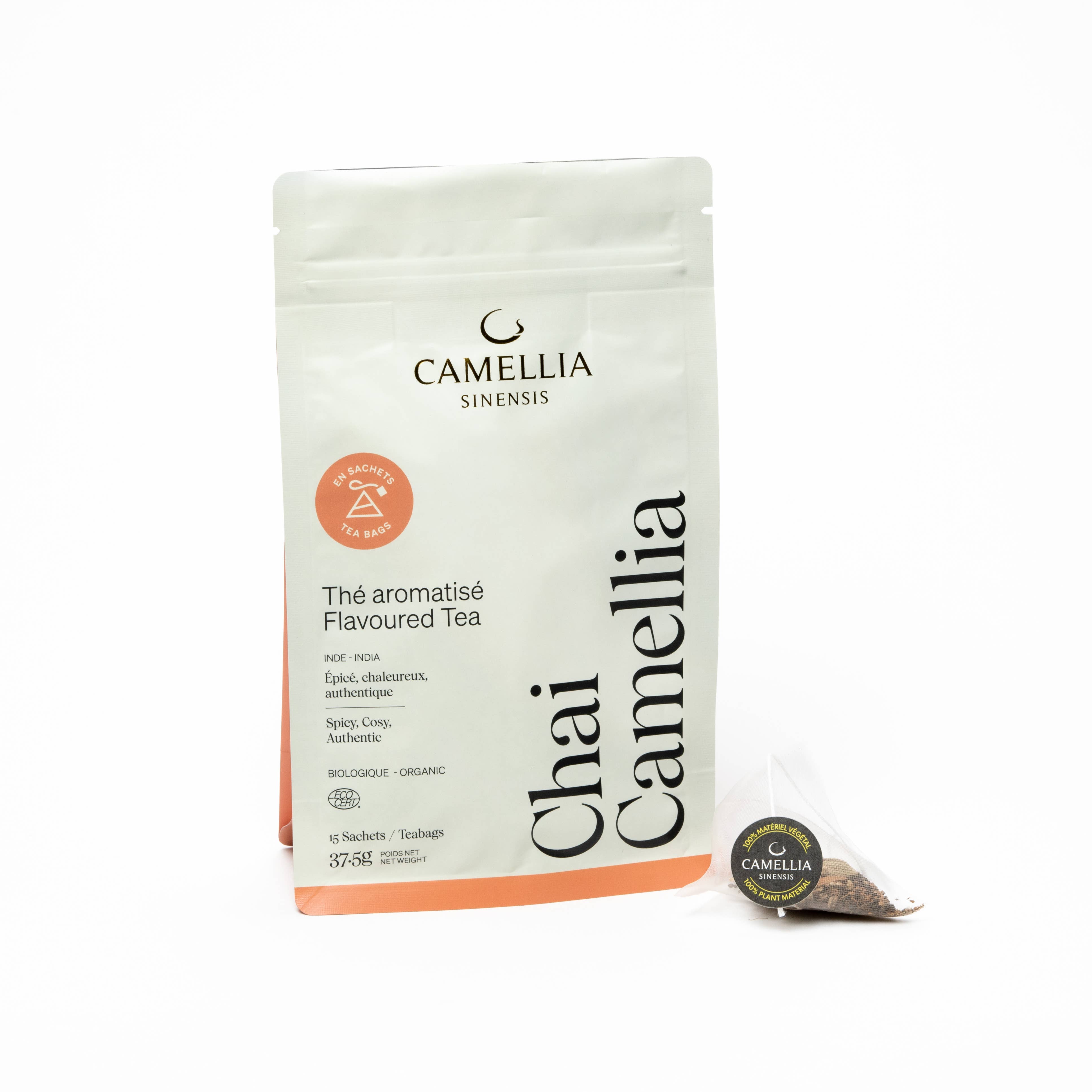 Camellia Sinensis - Wholesale Tea Bags - Chai Camellia Organic (15 Teabags Bag)0