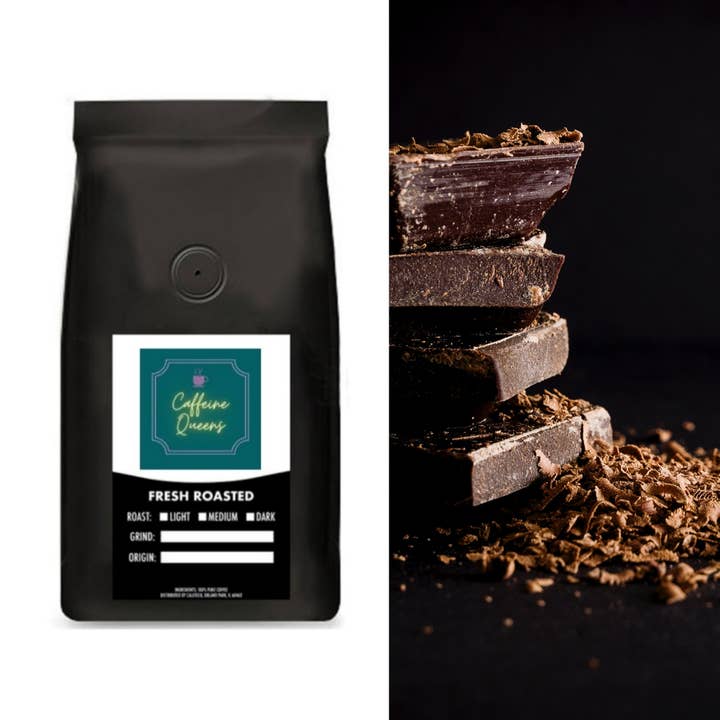 Mexican Chocolate Coffee for wholesale by Caffeine-Queens LLC