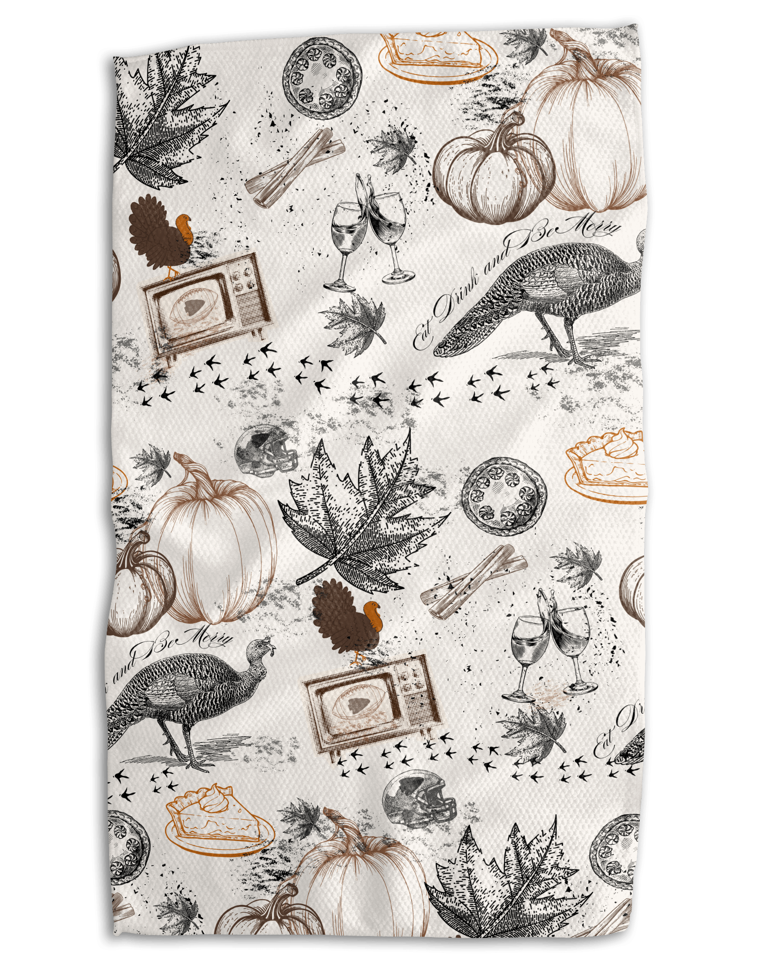 Absorb-Lumen - Wholesale Tea Towel - Turkey Day in KC 18x30 Work-harder Double-Sided Towel0