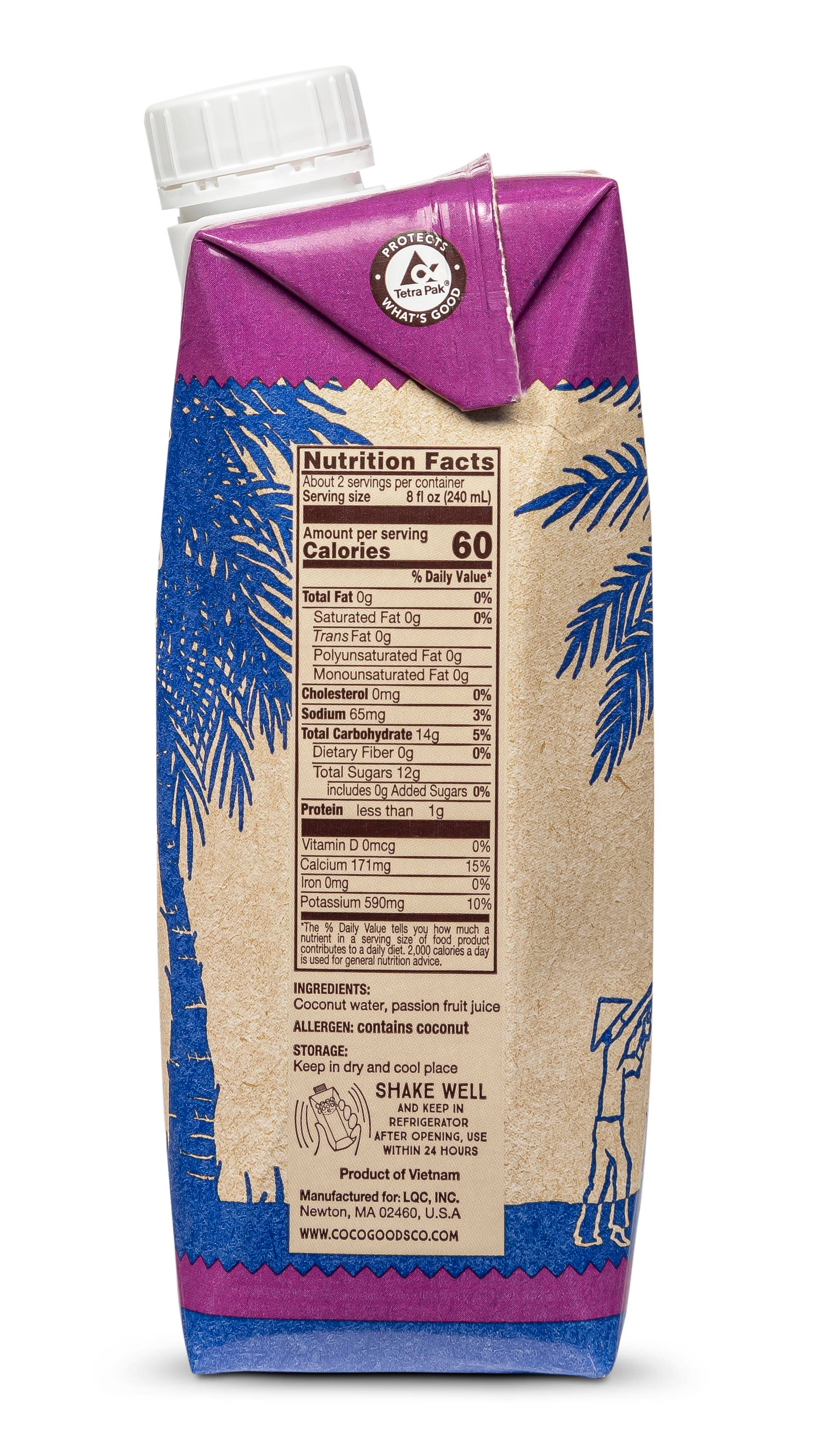 CocoGoods Co - Vente Jus de fruits - Eau de coco naturelle CocoGoodSco aux fruits de la passion2