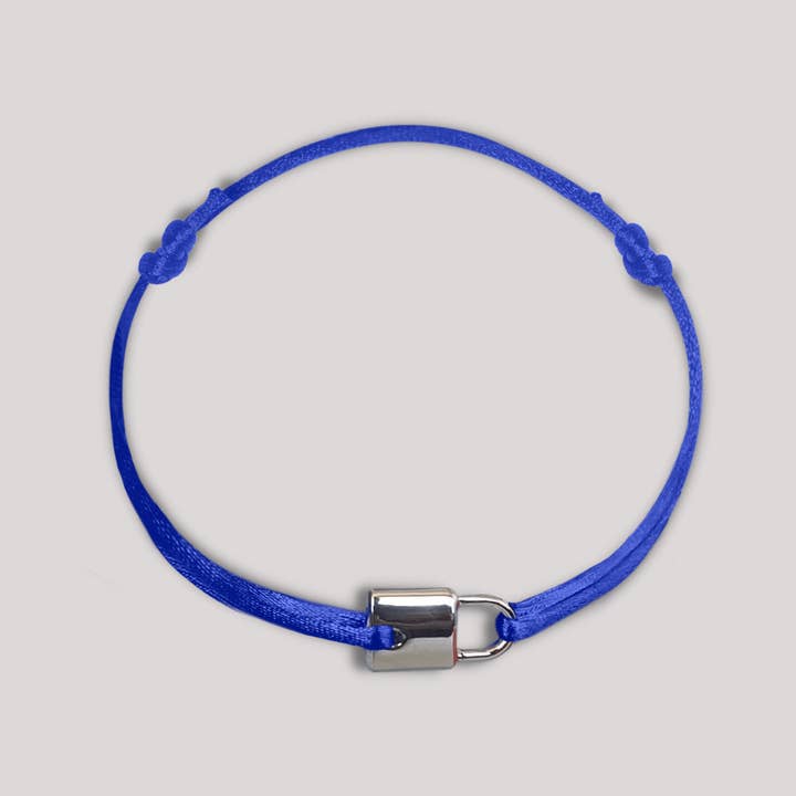 Classic - Bleu royal/Argent pour la vente par The Good String
