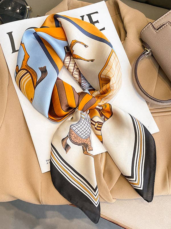 FurDecoration - Wholesale Scarf - Women's - Animal Print Square Scarves and Hats0