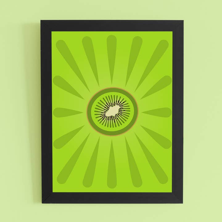 Kiwi Fruit Art Print voor wholesale door Brianna Gardocki Art