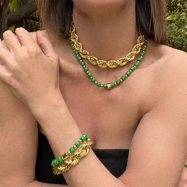 Gilded Bracelet for wholesale by The Color Stack,LLC.