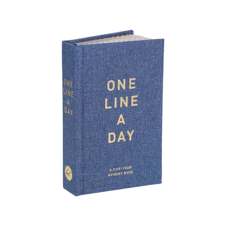 Chronicle Books - Wholesale Journal/Diary - Denim One Line A Day