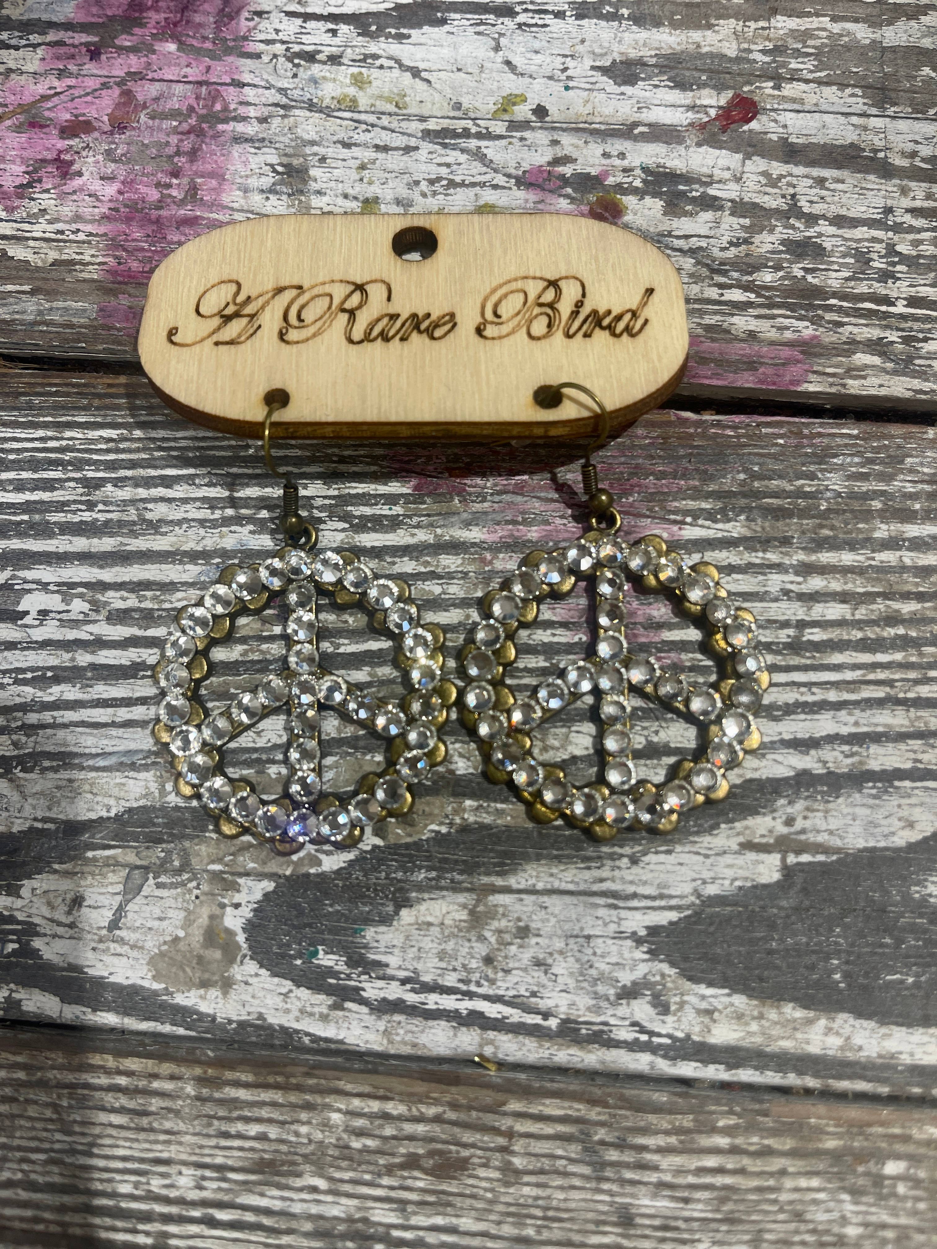 A Rare Bird Shop - Wholesale Dangle Earrings - Peace Out Earrings1