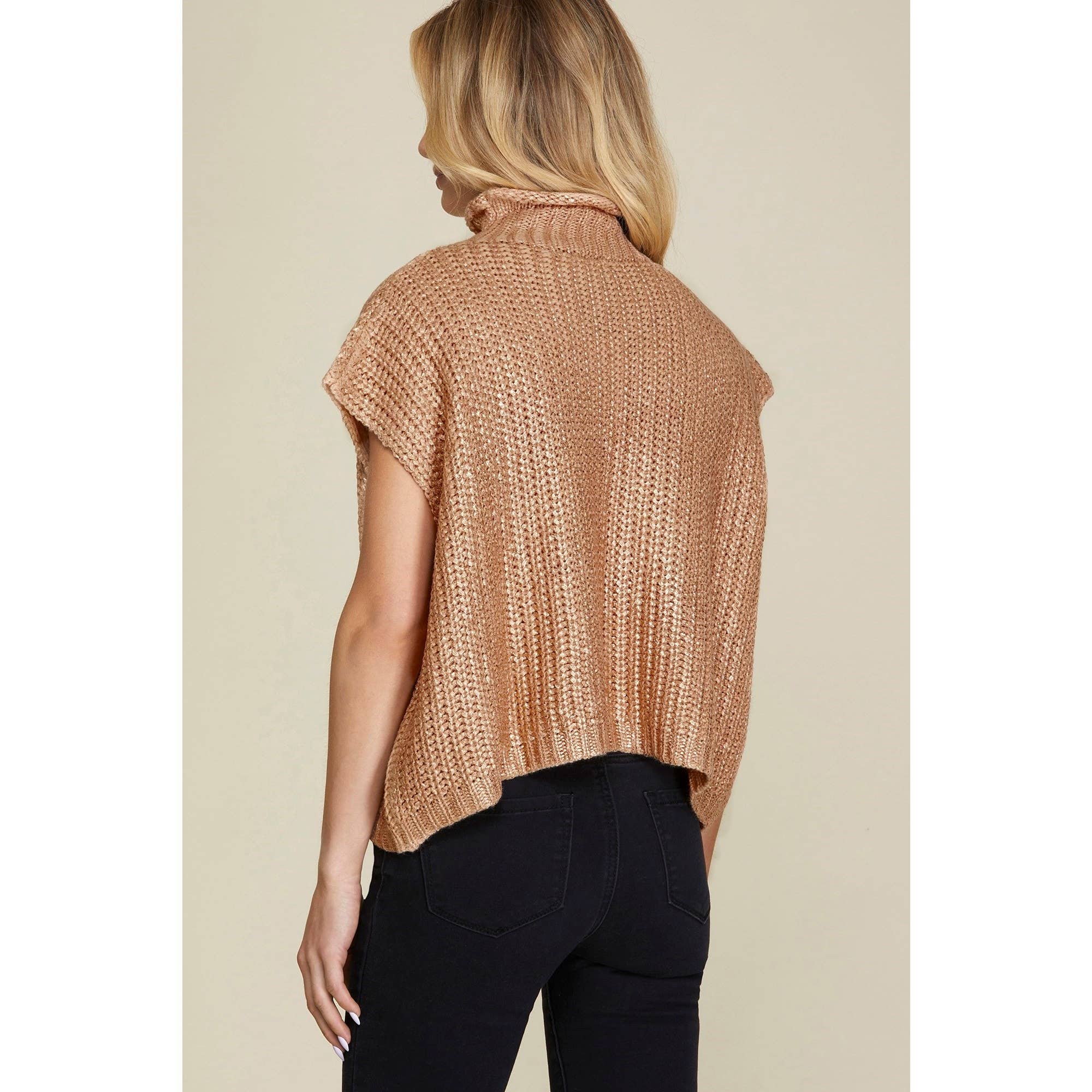 STYLE USA - Venta al por mayor Túnica - Mujer - TOP TIPO JERSEY METALIZADO1