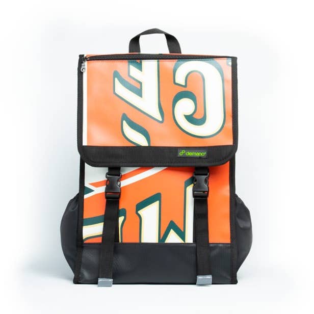 DEMANO - Wholesale Backpack - Unisex - Verdi L - Eco Large Recycled Backpack _Mercè20_red0