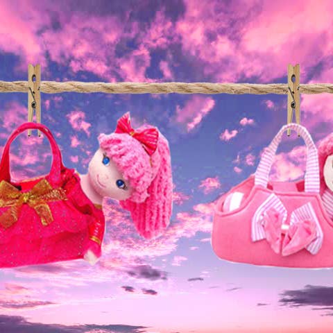 GirlzNDollz - Wholesale Doll - Kids - Leila Dancer Rag Doll with Purse