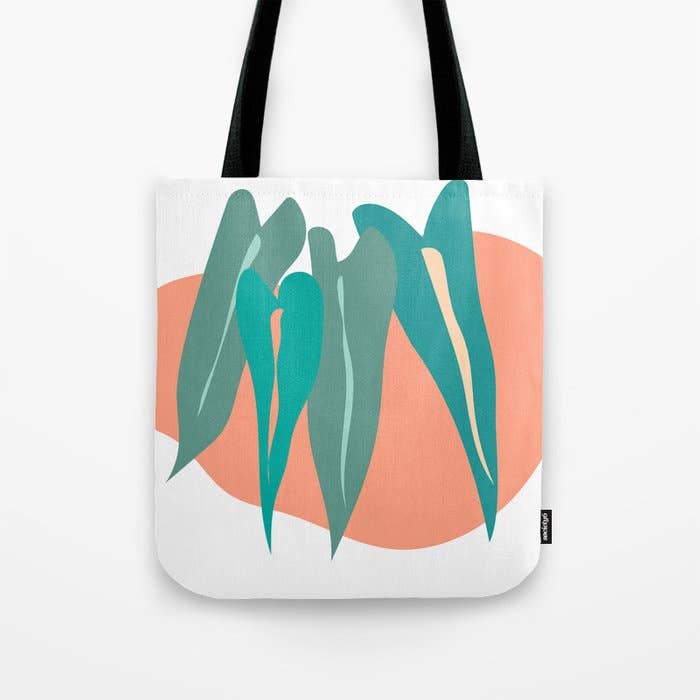 DANESSA - Wholesale Tote Bag - Women's - Tropical Plants Tote Bag6