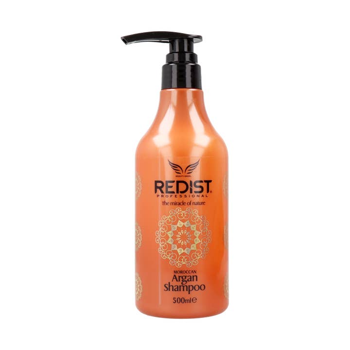 Shampoo Redist all'Argan marocchino 500 ml per la vendita all'ingrosso da parte di SUBLIME BEAUTY WHOLESALER SL