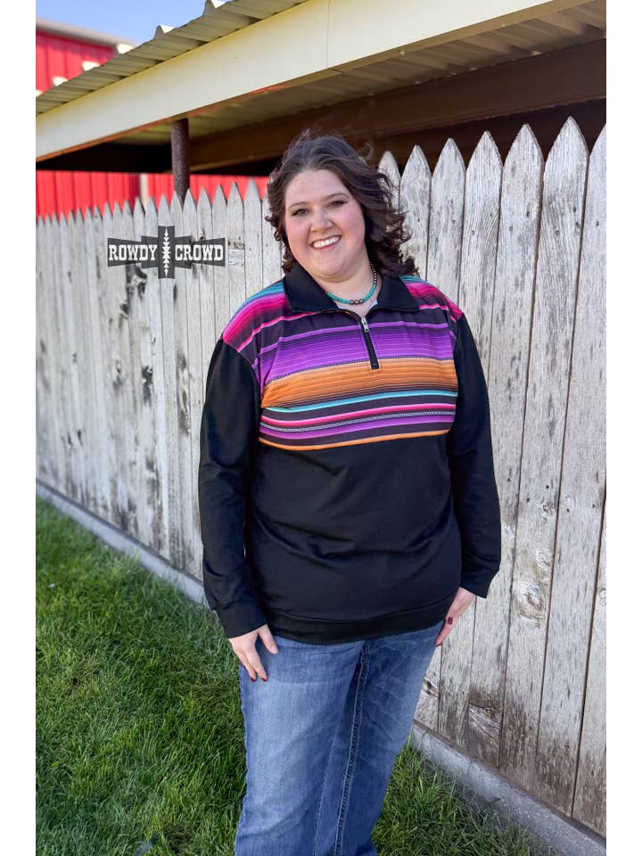 Rowdy Crowd Clothing - Wholesale Sweatshirt - Women's - Gaucho Half Zip2
