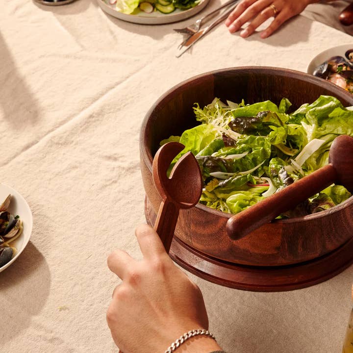 Holcomb - Wholesale Serve Bowl - Dot Salad Bowl3