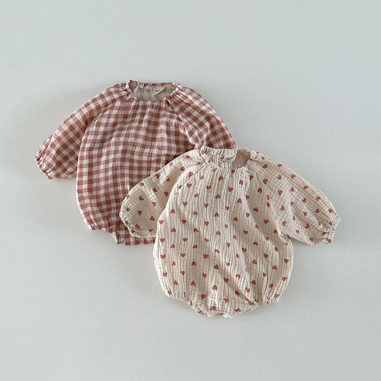 MyKids-USA® - Wholesale Bodysuit (Non-Footed) - Baby - Heart & Plaid Graphic Arrive bodysuit4
