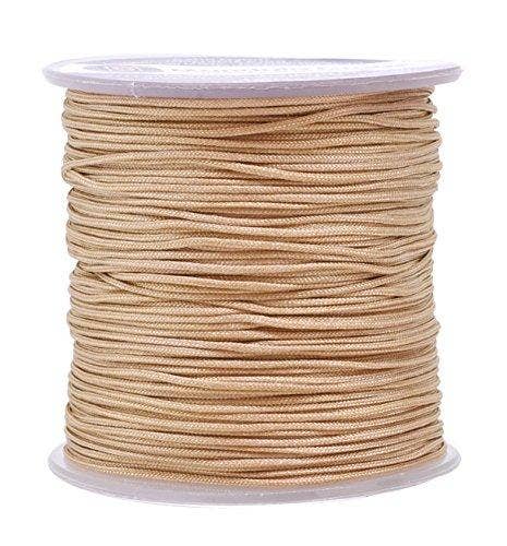 Mandala Crafts – wholesale Craft supplies – Mandala Crafts Nylon Satin Cord, Rattail Trim Thread for Chinese Knotting, Kumihimo, Beading, Macramé, Jewelry Making, Sewing15