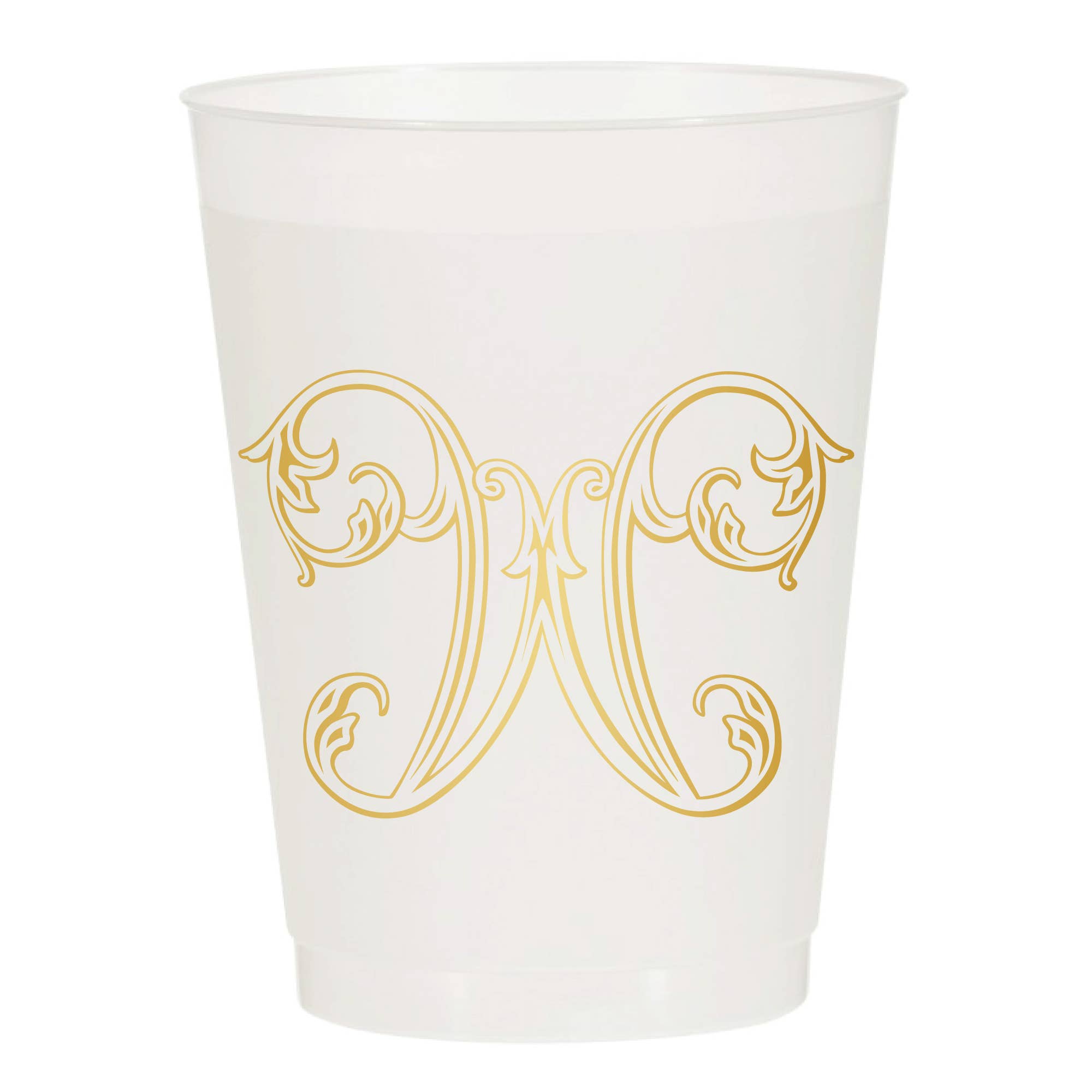Sip Hip Hooray - Wholesale Disposable Cup - Initial Monogrammed Frosted Cups19