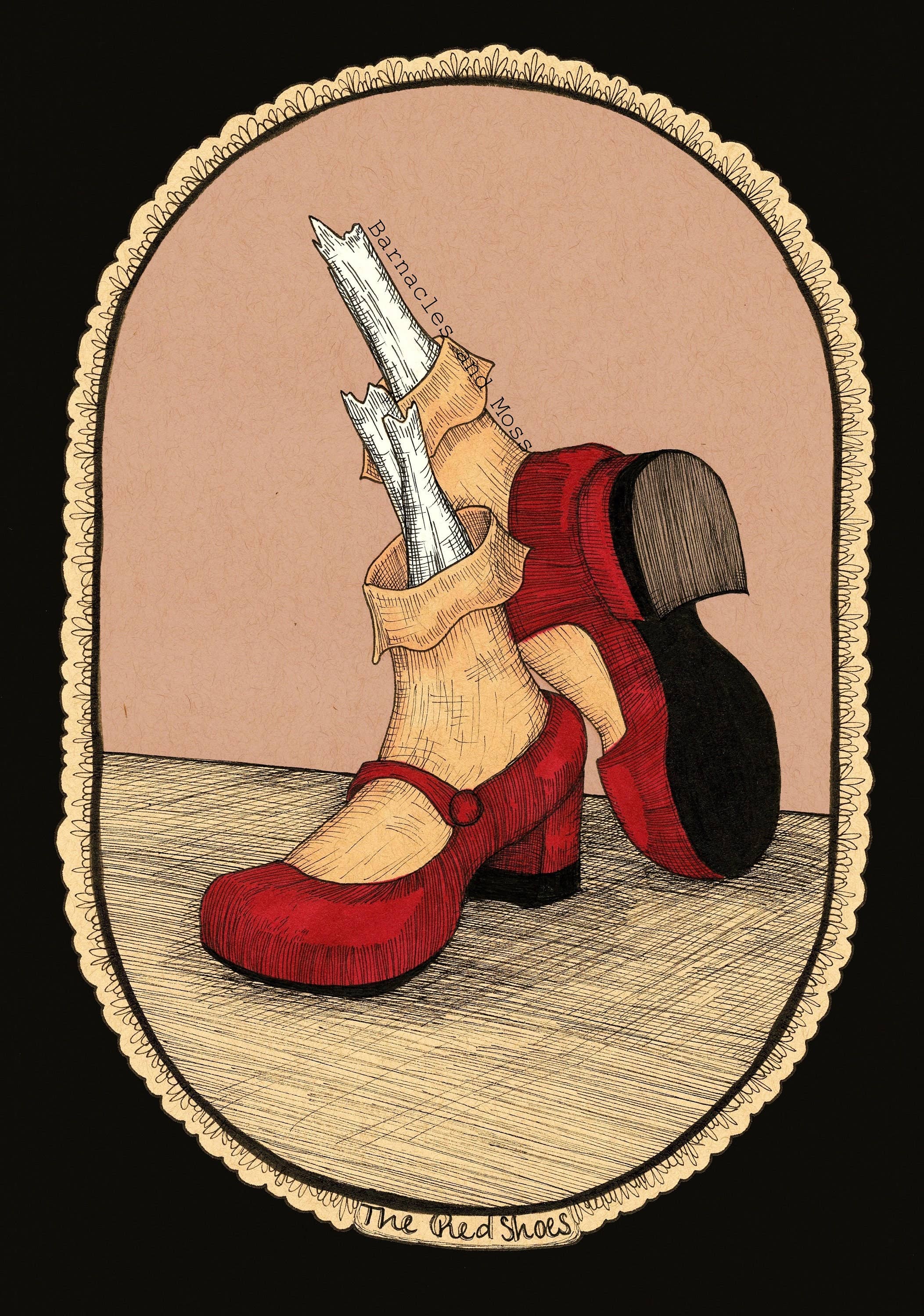 Barnacles and Moss - Wholesale Art Print - The Red Shoes Fine Art Print3