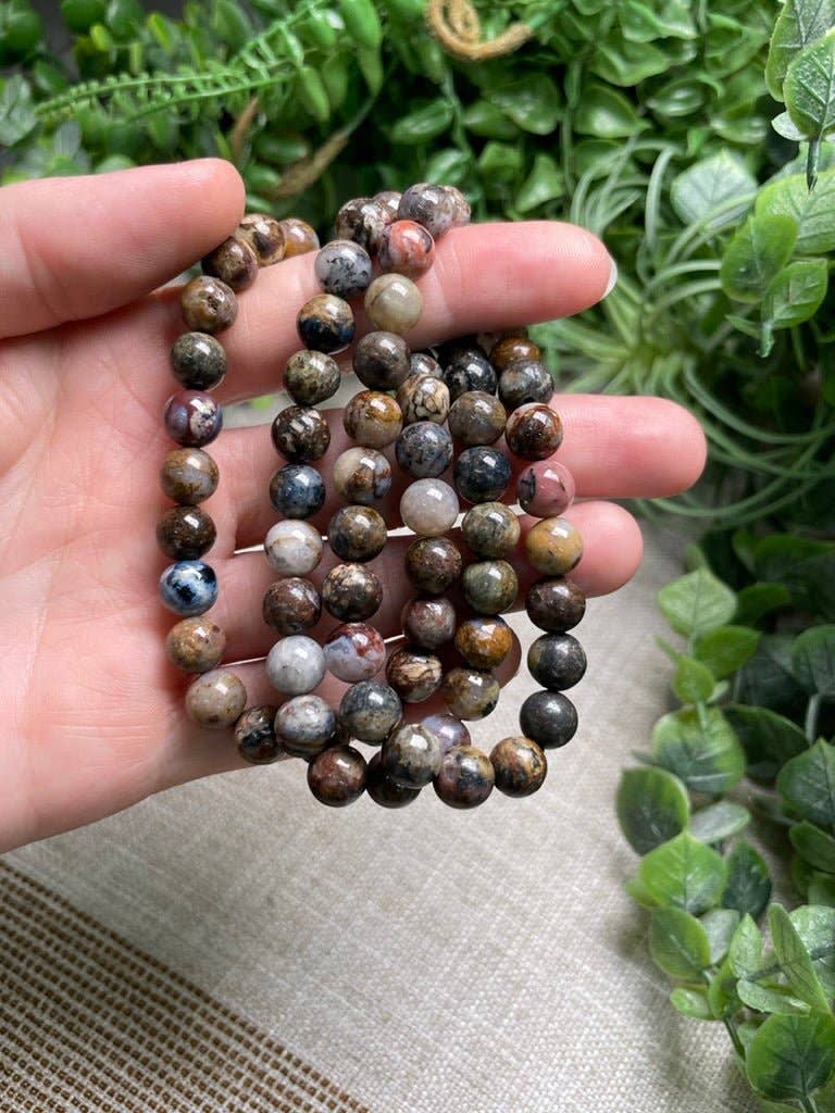 Copper Ashes - Vente Bracelet de perles - Bracelet en perles Pietersite 8 mm2