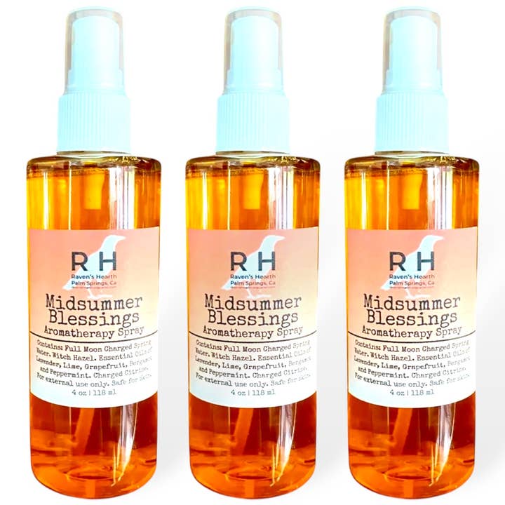 Spray Benedizioni di Mezza Estate | Profumo di Agrumi | Preferito dell'Estate per la vendita all'ingrosso da parte di Raven’s Hearth
