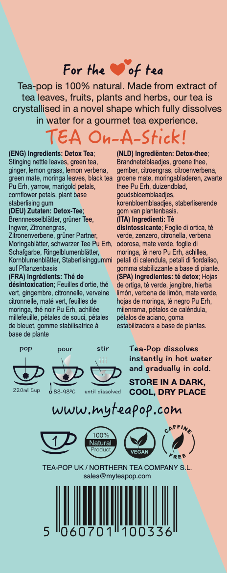 Northern Tea Company - Vente Thés santé/détox - Thé Détox à l'ortie en bâtonnet ! Plateau de 20 bâtonnets3