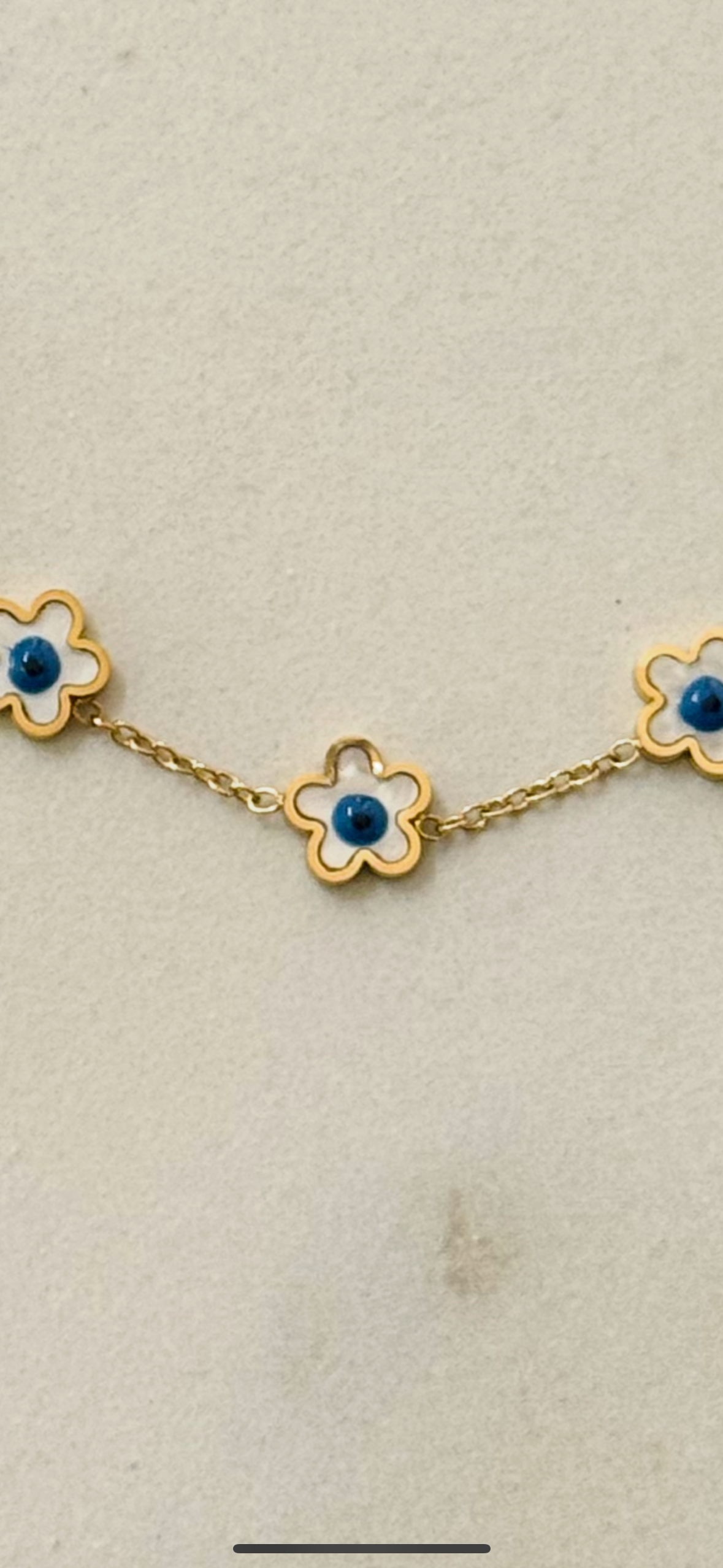 Cassette Barcelona - Wholesale Charm/Dangle Bracelet - Floral Shape Evil Eye Bracelet2