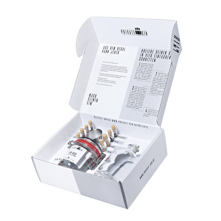 Bembel Gin, Private Gin, Hessisch Whisky, Superhero Spirits - Vendita all'ingrosso Kit per bevande fai da te - Kit Private Gin per creare il tuo gin personalizzato1
